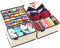 Ticent Bra- und Unterwäsche-Schubladen-Organizer, zusammenklappbarer Schrankteiler und faltbare Aufbewahrungsbox für Socken, Krawatten, Schals und Taschentücher, 4er Set