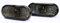 Seitenblinker Schwarz Oval Links+Rechts Set Eintragungsfrei Passend für Ford C-Max C214(03-10) für Fiesta JH1/JD3(01-08) für Focus DA3 (04-07) für Galaxy WGR (95-04).