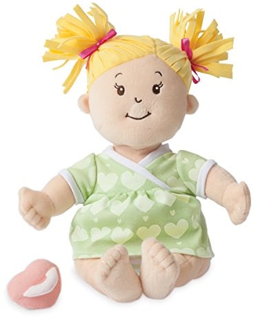 Manhattan Toy Baby Stella Blondes weiches erstes Babypuppe für Alter ab 1 Jahr, 38.1cm, Beige (Blonde)