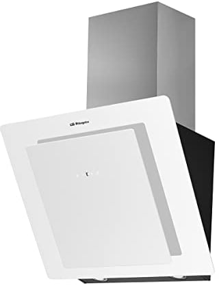 Orbegozo DS 75160 BL - Campana extractora decorativa 60 cm, frontal de cristal templado, capacidad de extracción 579 m3/h, iluminación LED, 3 niveles de potencia