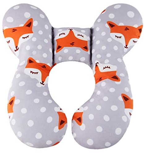 KAKIBLIN Baby Travel Pillow (Upgraded), Nackenkissen Baby -Kissen für den Kopf, Kopf- und Nackenstützkissen für Kinderwagen, Autositz, Stroller