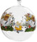 Osterdekoration Kugel zum hängen aus Glas mit Osterbild Gänse Hase Küken Osterstrauss Fensterdekoration Durchmesser ca. 8 cm Oberstdorfer Glashütte