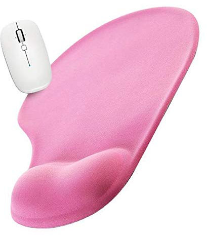 SHESHY Mousepad Poggiapolsi,Tappetino per Mouse,Gaming Mouse Pad con poggiapolsi - Con Comodo Supporto in Gel per Polso - Base in Gomma Antiscivolo,Ergonomico