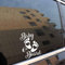 Stukk Stickers Auto-Fenster-Aufkleber, Motiv: Baby an Bord, 12,7 x 17,8 cm, Weiß