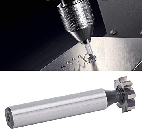 T-Nut-Fräser HSS Metrischer T-Spur-Nutfräser Zum Fräsen von Stahl, Aluminium, Kupfer und Eisen