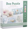 Little Dutch 4764 Duo Puzzle Flowers & Butterflies/Blumen & Schmetterlinge