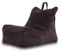 Ecopuf Flavio - Sitzsack Wohnzimmer - Sitzpouf Samt - Weicher Sack Pouf mit Tasche und Griff, gepolstert - Entspannungssessel - Strickhocker - Wohnungseinrichtung - Vinaccia Sz29
