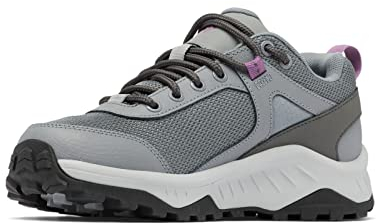 Columbia Trailstorm Ascend WP wasserdichte Wanderschuhe für Damen, Grau (Ti Grey Steel x Dark Lavender), 38 EU