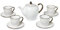 TEA SHOP - Set Golden Hive - Juego de tetera con tazas para té, infusiones o café - Ideal para regalo
