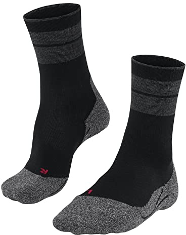 FALKE Men's TK Stabilizing Hiking Socks Medium Cushioning Compression Zones For Ankle Support Anti Blister Warm Breathable Quick-Drying Climate-Regulating Odour-Neutralising Wool Functional Yarn 1 Pair