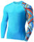 SURFEASY Rashguard Herren Langarm UPF 50+ Schwimmshirts Atmungsaktiv Surfen Angeln Wandern UV-Schutz Langarmshirt (Blau, XL)
