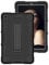 Samsung Tab A 8.0 (2019) T290/T295 Coque avec Support, Durable, résistant aux Chocs, Coque Hybride à Trois Couches, Softshell, Apple Tablet, étui en Silicone (Noir + Noir)