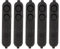 5Pcs PTT Gomma e Pulsante Lunetta per Motorola XIR P3688 DEP450 DP1400, Accessori di Ricambio per Walkie Talkie Portatili