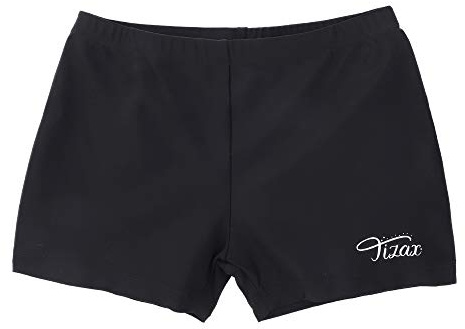 TIZAX Shorts de Bain pour Enfant Garçon Noir 13-14 Ans