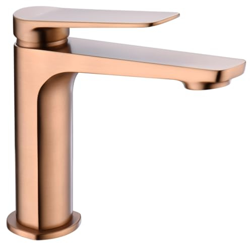 IMEX BDN047-1ORC NÁPOLES Monomando Lavabo Oro Rosa Cepillado