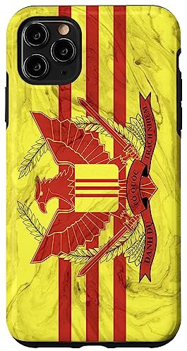 Elegante Flagge der Republik Vietnam – Vietnamesischer Stolz Hülle für iPhone 11 Pro Max