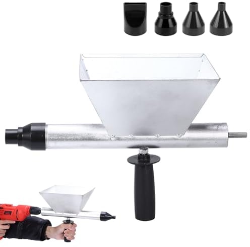 Gohytal Pistolet à Joints Électrique pour Mortier, Pistolets à Calfeutrer avec 4 Buses, Pistolet Ciment Électrique, Jointoyeuse pour le Jointoiement de Mortier de Murs en Pierre et de Sols