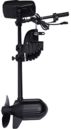 Elektrischer Außenbordmotor 2300rmp, 48V Hochleistungs Elektro Fischerbootmotor Außenborder Trolling Elektromotor, Motor für Schlauchboote, Kanus und Aluminium-Fischerboote (260lbs 1400W)