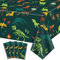 4Pcs Dinosaurier Tischdecken - 130 x 220cm Dinosaurier Fossil Thema Tischdecke, rechteckige Dinosaurier Tischdekorationen für Kinder Junge Baby Dusche Dinosaurier Geburtstag Party-Zubehör