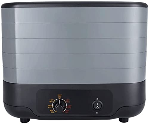 NUANYI Four de séchage domestique, déshydrateur alimentaire à 5 couches, minuterie réglable, déshydrateur de légumes avec réglage de la température de fonctionnement pour légumes, noix, viandes