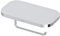 Toilettenrollenhalter aus Satiniertem Glas mit Ablage, Klopapierhalter mit Abstellfläche, Toilettenpapierhalter mit Bohren zur Wandmontage, Papierhalter zur Wandbefestigung AM.PM Func A8F341400