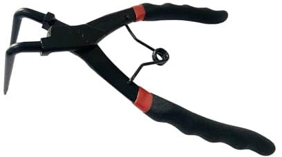 Emsmil 180 mm Snap Ring Pliers, Circlip Pliers, Long Nose Pliers, 90 Degree Bent, Marine Ring Pliers, Internal Master Cylinder for Inner Circlips Snap Rings Lorry Motorcycle Car