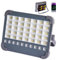 MASMEJOR Foco LED Recargable 100W, Foco LED Batería 10000LM con Panel Solar, 5 Modos de Luz, Batería Externa de 6000mAh, Luz de Trabajo Ideal para Camping, Pesca, Garaje