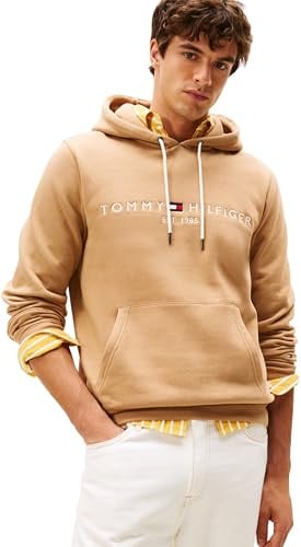 Tommy Hilfiger Sweat à Capuche Homme Tommy Logo avec Capuche