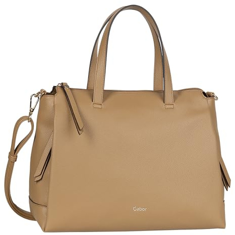 Gabor bags Jenny Damen Shopper Umhängetasche Reißverschluss Mittelgroß Braun