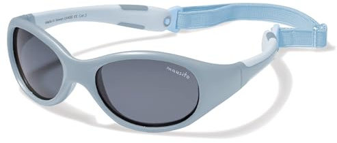 Mausito Lunettes de soleil enfant 5-8 ans garçon monture flexible & bandeau ajustable et amovible | Lunettes de soleil enfant protection 100% UV & sans BPA | Design européen, maintien parfait