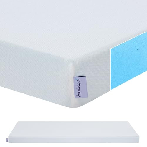 Arensberger Matratzen Topper Premium, 90x200cm, Gelschaum Matratzentopper, waschbarer Bezug, geeignet für Federkern & Schaumstoff Matratzen, H2 H3, Matratzenauflage Höhe 8cm
