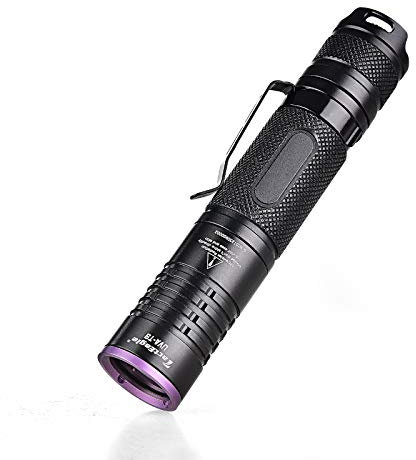 UV Flashlight, Blacklight Flashlights, Black Light for Pet Urine Detection, 365nm UV Flashlight Rechargeable, Minerals Glowing, Resin Curing, NDT, A/C Leak Detection, Scorpion Hunting
