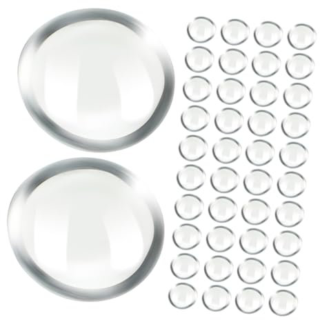 Uonlytech 200stücke Transparente Glasperlen Für Vasenfüllung Bastelmaterial Aquariendekoration Gartenlandschaft Große Glassteine Für Kreative Designs Und Arrangements