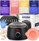Calentador de Cera Depilatoria - Maquina Cera Caliente Depilacion con Visualización Temperatura Depilacion en Casa para Cuerpo Completo, Cejas, Faciales, Bikini, Piernas, Axila para Mujer y Hombre