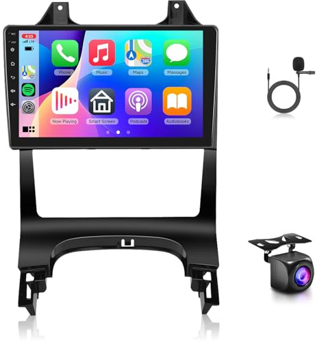 2G 64G Android Radio de Coche para Peugeot 3008 5008 2009-2016 9 Pulgadas Pantalla Táctil Radio con Wireless Carplay Android Auto GPS Mirror Link Bluetooth FM/RDS Radio WiFi USB+ Cámara Trasera