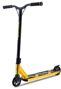 Stuntscooter – S'COOL Flax 8.6 Stunt - Stunt Scooter für Kinder & Jugendliche – Freestyle Scooter für Skatepark & Straße – robust, leicht, Aluminium-Deck, ideal für Tricks & Anfänger