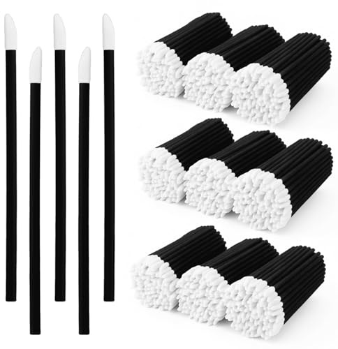 Chanaco 700 Stück Lippenstift-Applikatoren, Einweg-Lippenpinsel für Lippenstift, Lipgloss, Tester, fusselfrei, Applikator, Make-up, Beauty-Werkzeuge für Frauen