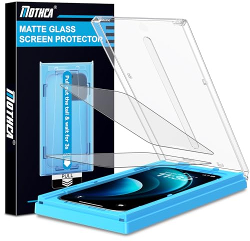 Mothca Mattes Panzer Schutz Glas für iPhone Air, 2 Stück + Quick-Fix
