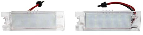 TOWBEBER For Vauxhall For Opel Astra H J Corsa C D Insignia Meriva CANBUS 2x LED License Number Plate Light