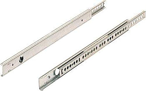 Paar Ki -Ball -Lautsprecher 1730 Hettich - Hain 17 mm - L.350 mm - Zinkstahl - für Schublade 220 bis 355 mm - 71835