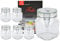 6er Set Einmachglas Bügelverschluss Original Fido 0,75L incl. Bormioli Rezeptheft