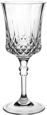 Utopia HD0201 Gatsby Polycarbonate Wine Glass, 290ml Capacity, Pack of 4