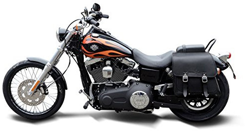 BUFFALO BAG Satteltasche Boston 20 Liter Verschiedene Dyna, Sportster und Softail Modelle Harley Davidson Linke Seite