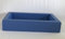 fitalia Weichschaumbett für Krippen und Kleinkinder mit Bezug aus Kunstleder blau und rutschfestem Boden inklusive Matratze aus Kunstleder gelb - Made in Germany! (1)