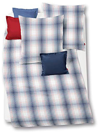 fleuresse Seersucker Bettwäsche Rio 443841-02 1 Bettbezug 155 x 220 cm + 1 Kissenbezug 80 x 80 cm
