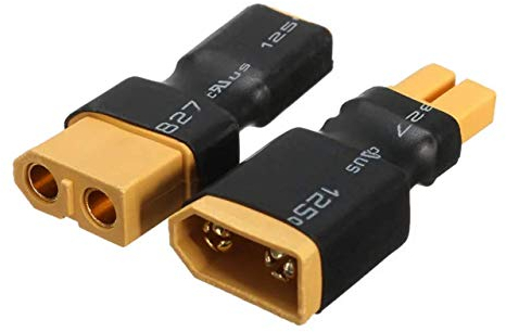 VUNIVERSUM 2er Set Premium Adapter XT30 auf XT60 Male Female Stecker Buchse Männlich Weiblich Adapterkabel Plug für Lipo Akku Batterie RC Copter Modellbau