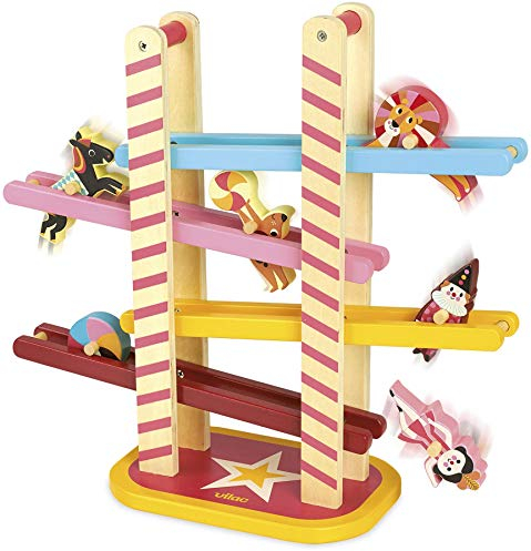 Vilac - Der Wasserfall der Akrobaten – Spielzeug aus Holz – ab 3 Jahren – 7752
