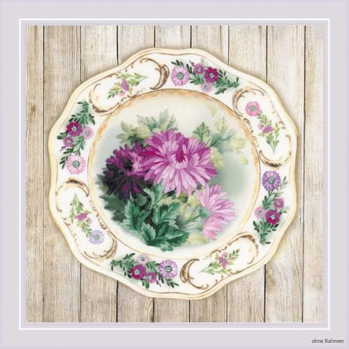 Riolis Cross Stitch Kit, Cotton, Multicoloured, 21 x 21 cm