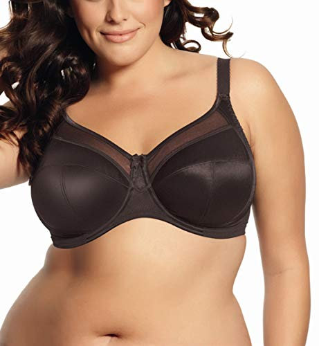 Goddess Women's Keira Banded Underwire Bra Full Coverage, Brown (Chocolate), 36K
