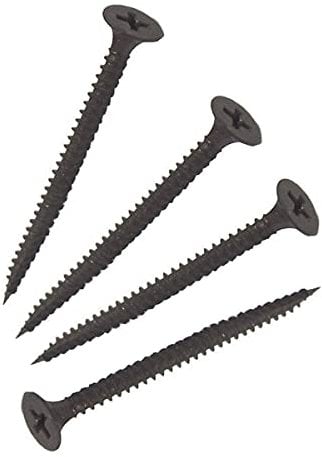 John George Fine Drywall Screws 3.5 x 38mm - Black Phosphate (Box of 1000)
